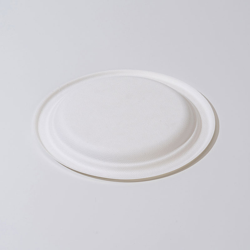 Sugarcane Pulp Round Plate